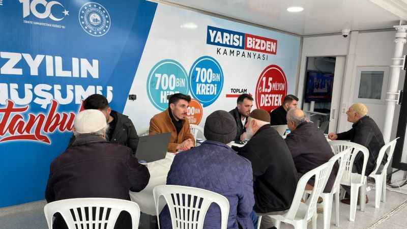 'Yüzyılın Dönüşümü İstanbul' ve 'Yarısı Bizden' tırları İstanbul ilçelerini geziyor