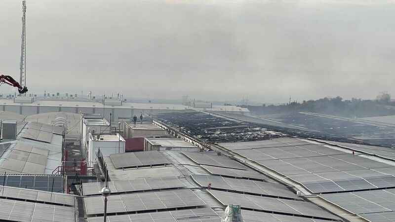 Osmaniye'de tekstil fabrikasında yangın