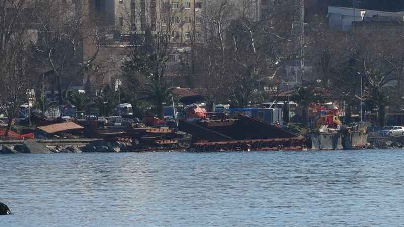 Kayıp mürettebatı arama çalışmaları devam ediyor Kayıp mürettebatı arama çalışmaları devam ediyor