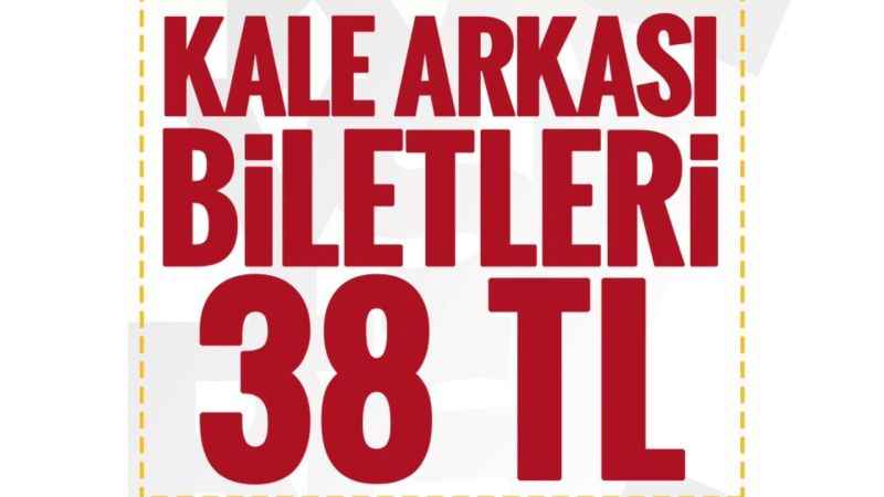 Kayserispor - Ankaragücü maçı bilet fiyatları belli oldu Kayserispor - Ankaragücü maçı bilet fiyatları belli oldu