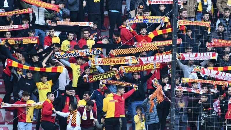 Kayserispor 92 bin taraftarın desteğini aldı