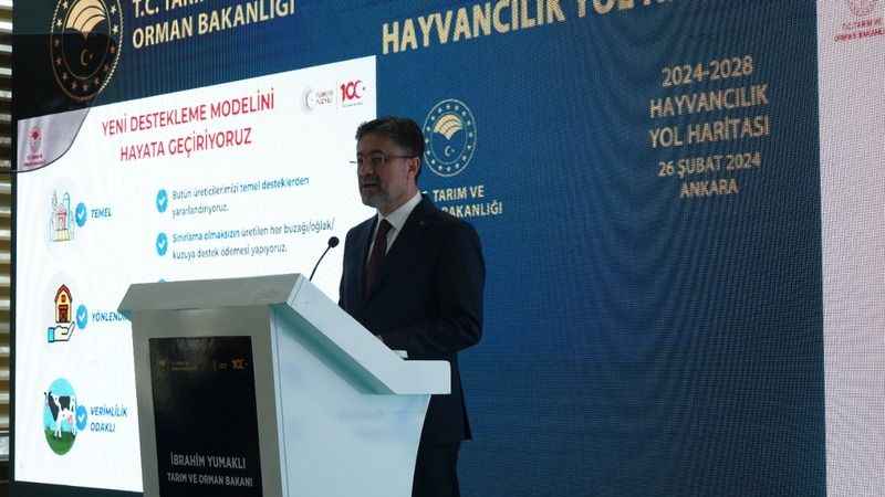 Bakan Yumaklı, Türkiye’nin 2024-2028 hayvancılık yol haritasını paylaştı