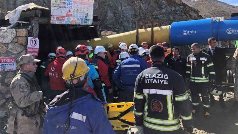 Elazığ'da maden ocağında göçük! Elazığ'da maden ocağında göçük!