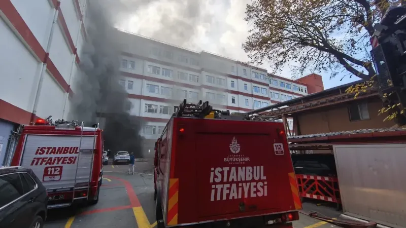 İstanbul’da hastane yangını! İtfaiye olay yerine sevk edildi…