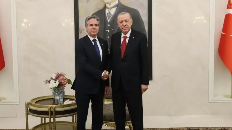 Cumhurbaşkanı Erdoğan Blinken’ı kabul etti