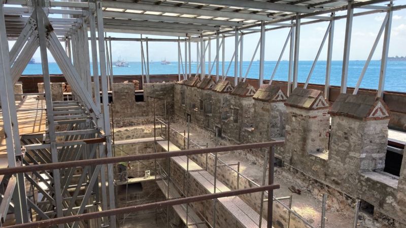 Kız Kulesi'nde Deniz Kumu Kullanılmış!