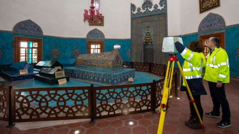 Bursa'da tarihi eserler bire bir modelleniyor