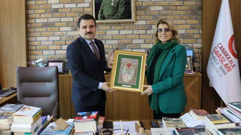 Tansu Çiller, Çanakkale Tarihi Alanı gezdi