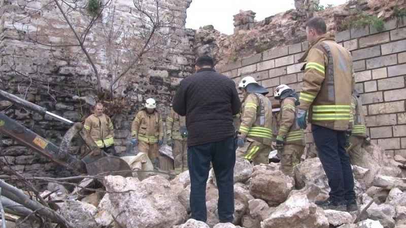 Silivrikapı surlarının altında kalan Mustafa Gündoğar hayatını kaybetti