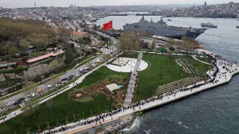 TCG Anadolu'ya akın ettiler TCG Anadolu'ya akın ettiler