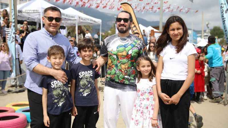 Alanya Çocuk Festivali ile şenlendi Alanya Çocuk Festivali ile şenlendi