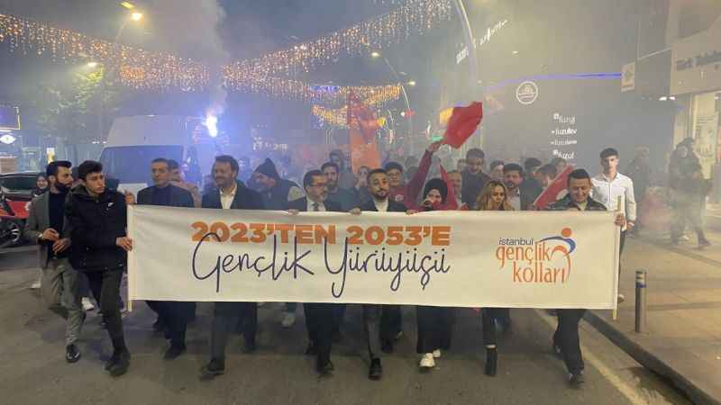 İstanbul'da 2023'ten 2053'e yürüyüşü İstanbul'da 2023'ten 2053'e yürüyüşü