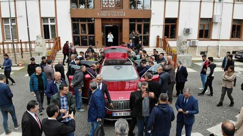 TOGG, Çorum Müzesi'nde görücüye çıktı TOGG, Çorum Müzesi'nde görücüye çıktı
