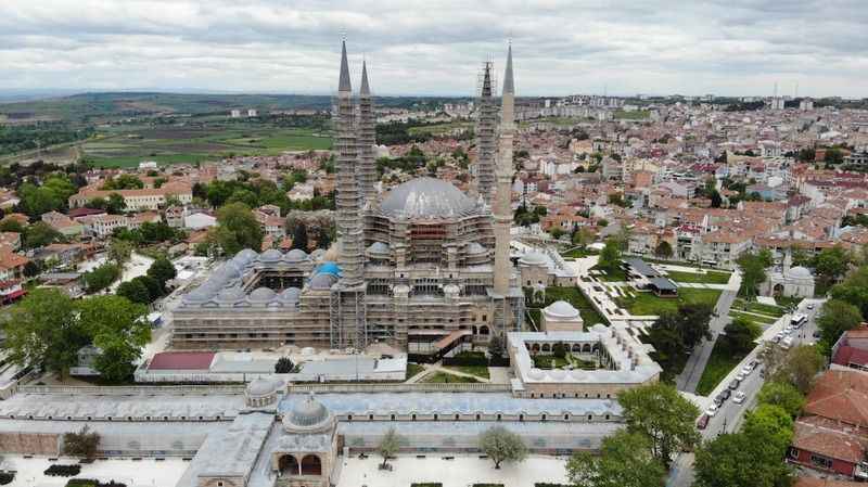 Selimiye Camii'ne dev kubbe alemi Selimiye Camii'ne dev kubbe alemi