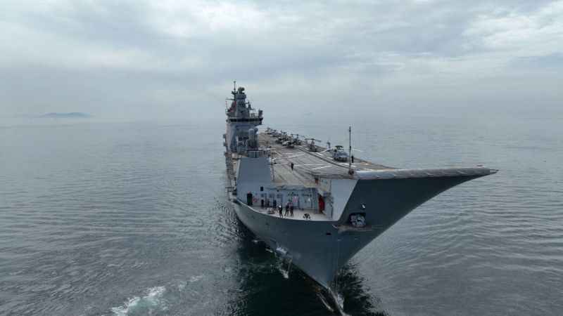 TCG Anadolu ilk tatbikatına hazırlanıyor