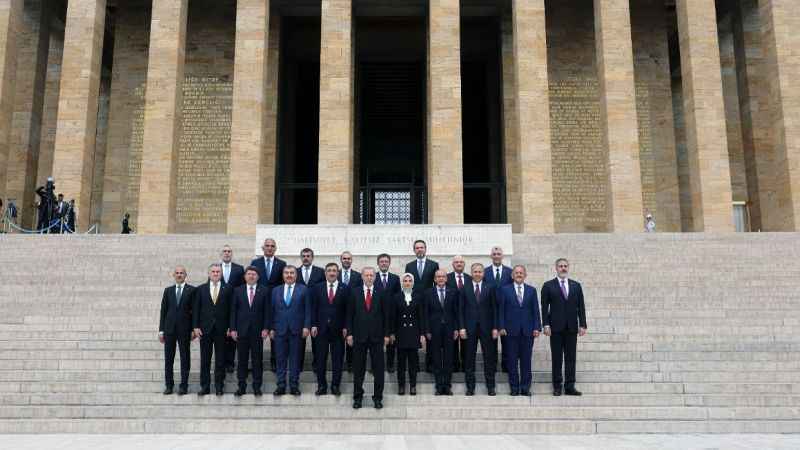 Cumhurbaşkanlığı Kabinesi Anıtkabir’de Cumhurbaşkanlığı Kabinesi Anıtkabir’de