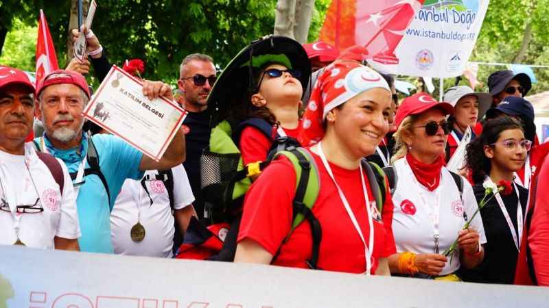 Atatürk ve İstiklal Yolu Yürüyüşü 4 gün sürdü Atatürk ve İstiklal Yolu Yürüyüşü 4 gün sürdü