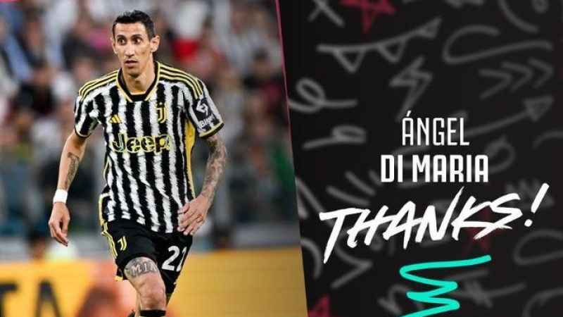 Juventus'tan Angel Di Maria'ya teşekkür Juventus'tan Angel Di Maria'ya teşekkür