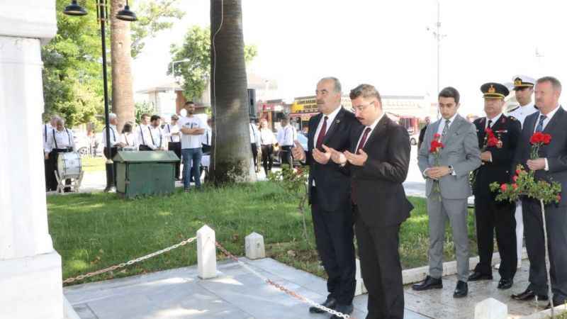 Mudanyalı kahraman Şükrü Çavuş törenle anıldı Mudanyalı kahraman Şükrü Çavuş törenle anıldı