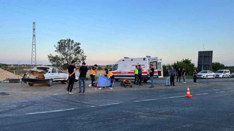 Tekirdağ'daki kazada 1 kişi hayatını kaybetti Tekirdağ'daki kazada 1 kişi hayatını kaybetti