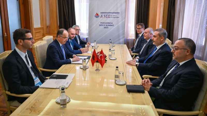 Bakan Fidan, Arnavutluk Cumhurbaşkanı Begaj ile görüştü Bakan Fidan, Arnavutluk Cumhurbaşkanı Begaj ile görüştü