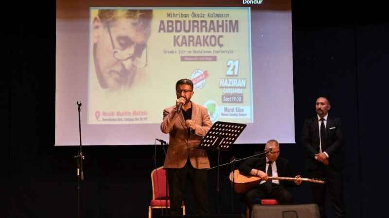 Usta Kalem Abdurrahim Karakoç anıldı Usta Kalem Abdurrahim Karakoç anıldı