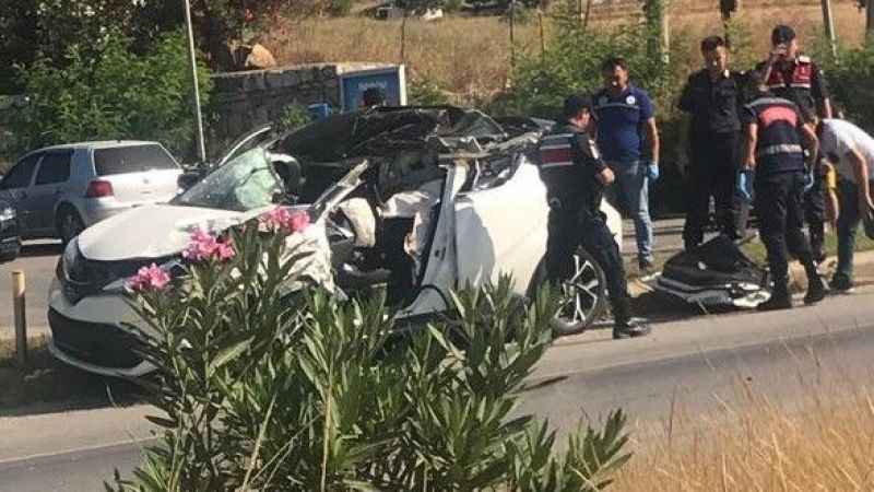 Muğla'daki kazada bir kişi hayatını kaybetti