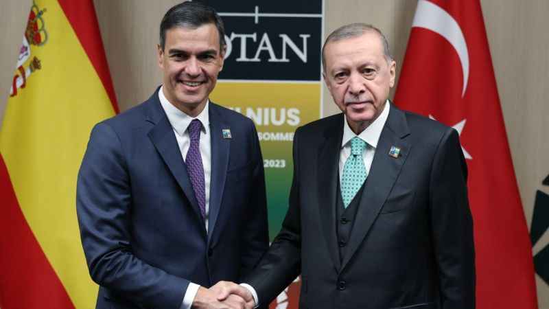 Cumhurbaşkanı Erdoğan, İspanya Başbakanı Sanchez ile görüştü