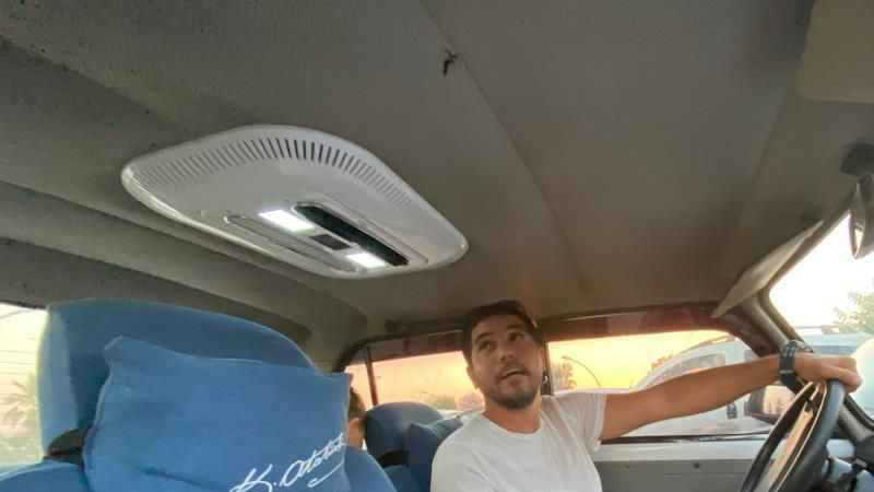 Çöl sıcaklarıyla baş edemedi, 1992 model otomobiline ev tipi klima taktırdı