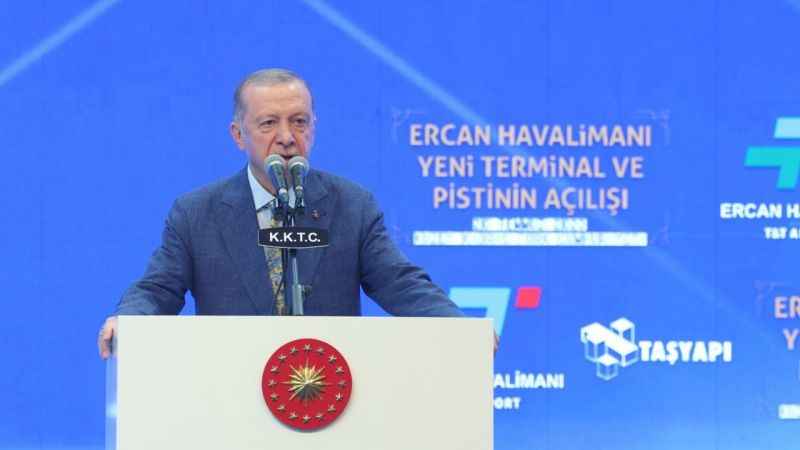 Cumhurbaşkanı Erdoğan: "Yeni terminal eskisine kıyasla 6 kat büyütülmüştür"