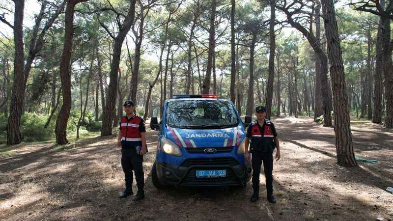 Manavgat'ta ormanlara jandarma koruması