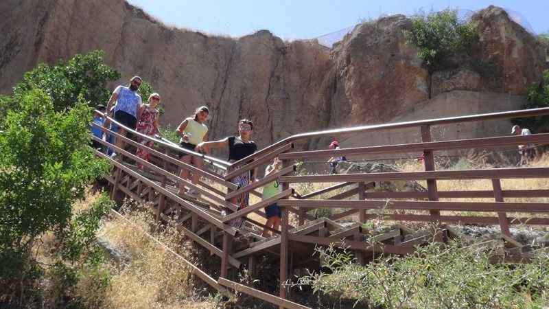 Ihlara kanyon vadisine ziyaretçi akını Ihlara kanyon vadisine ziyaretçi akını