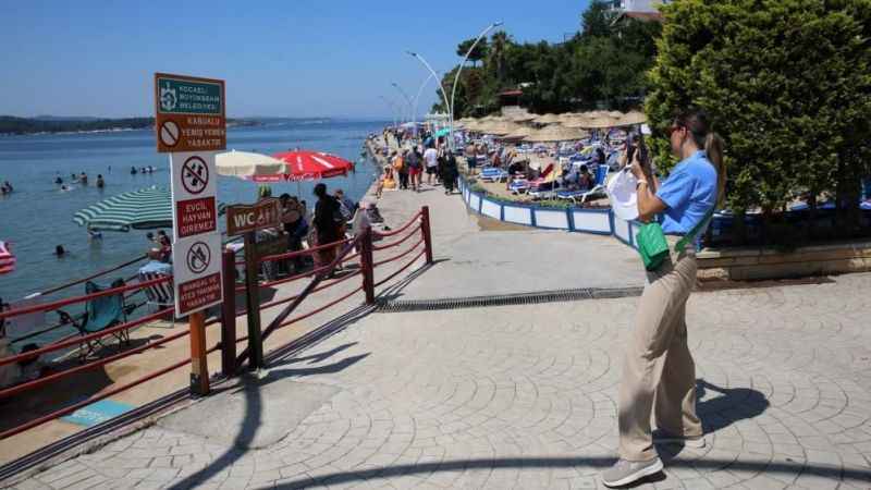 Kocaeli'nin mavi bayraklı plajlarına tam not