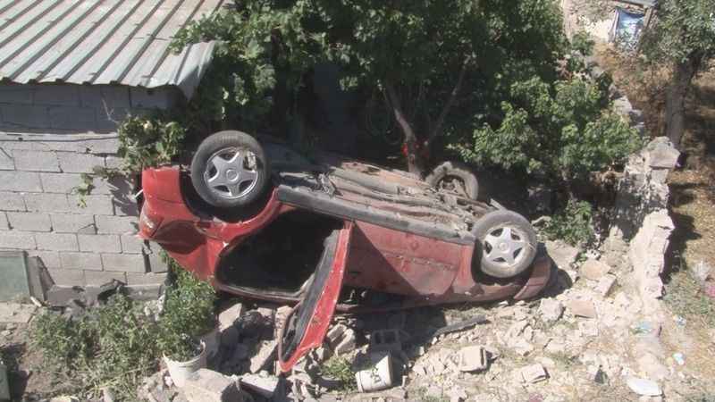 Kayseri'deki kazada 5 kişi yaralandı