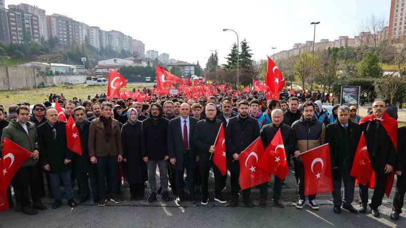 Başakşehir gençliği, şehitler için tek yürek Başakşehir gençliği, şehitler için tek yürek