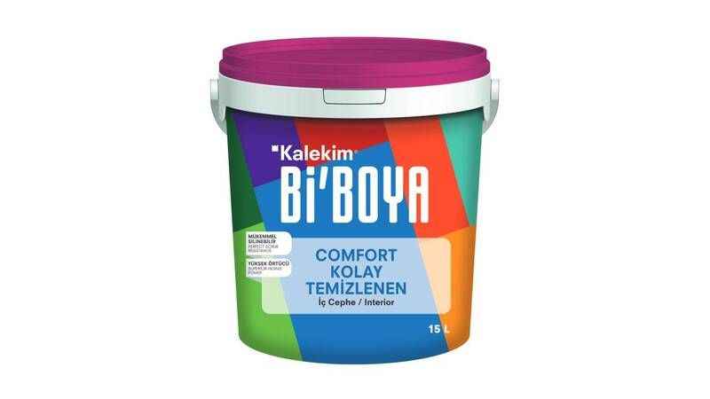 Bi'Boya Comfort Kolay Temizlenen boya ile lekesiz ve pürüzsüz duvarlar Bi'Boya Comfort Kolay Temizlenen boya ile lekesiz ve pürüzsüz duvarlar