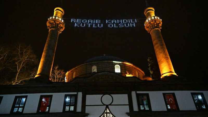 Bursa'da mübarek 3 aylar coşkuyla karşılandı