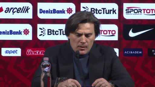 Vincenzo Montella: Oyuncularımın performansından memnunum Vincenzo Montella: Oyuncularımın performansından memnunum