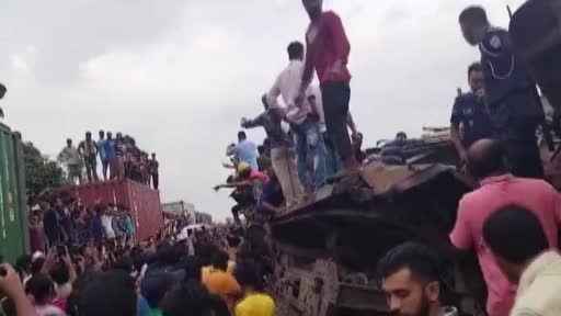 Bangladeş’te iki tren kafa kafaya çarpıştı: 17 kişi öldü, 100’den fazla kişi yaralandı