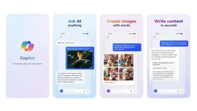 Copilot AI sohbet robotu artık iOS uyumlu
