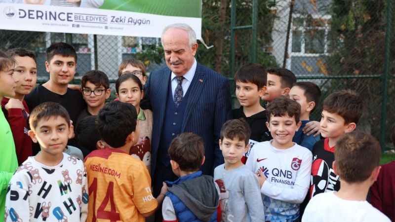 Derince'ye yeni bir spor alanı kazandırıldı Derince'ye yeni bir spor alanı kazandırıldı