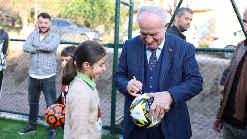 Derince'ye yeni bir spor alanı kazandırıldı Derince'ye yeni bir spor alanı kazandırıldı