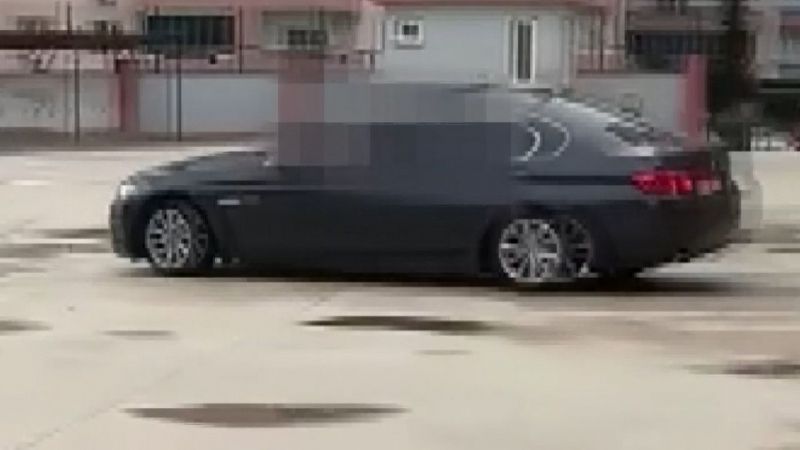 Okul bahçesinde drift atan sürücüye 36 bin 722 lira ceza Okul bahçesinde drift atan sürücüye 36 bin 722 lira ceza
