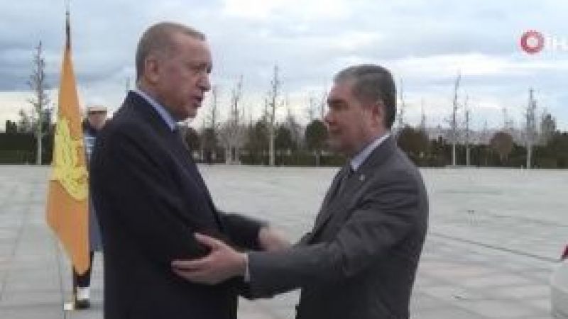 Cumhurbaşkanı Erdoğan, Türkmenistan Halk Maslahatı Başkanı Berdimuhamedov ile görüştü Cumhurbaşkanı Erdoğan, Türkmenistan Halk Maslahatı Başkanı Berdimuhamedov ile görüştü