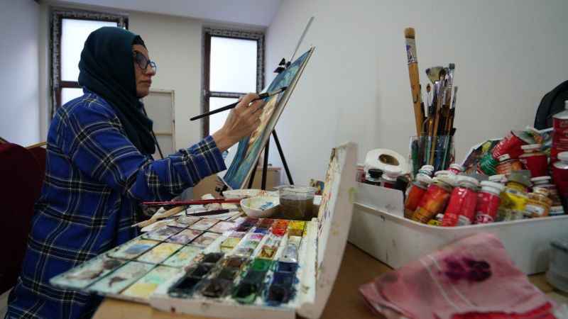Ressam Cemal Toy'dan yağlı ve sulu boya atölyesi Ressam Cemal Toy'dan yağlı ve sulu boya atölyesi