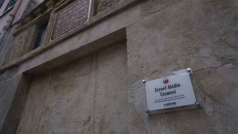 Zeynel Abidin Çeşmesi yeniden hayat buldu Zeynel Abidin Çeşmesi yeniden hayat buldu