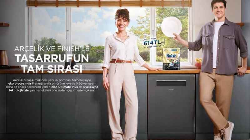 Finish ve Arçelik'ten tasarruf için güç birliği