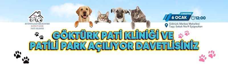 Göktürk Pati Kliniği ve Patili Park açılıyor! Göktürk Pati Kliniği ve Patili Park açılıyor!