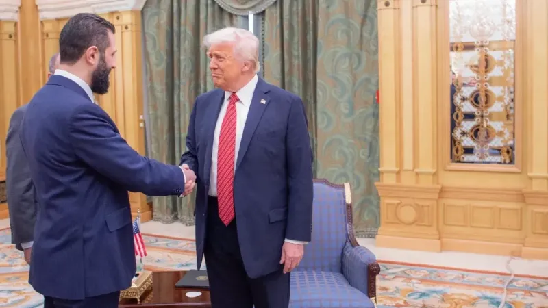 Trump, Riyad'da eş-Şara ile görüştü Trump, Riyad'da eş-Şara ile görüştü