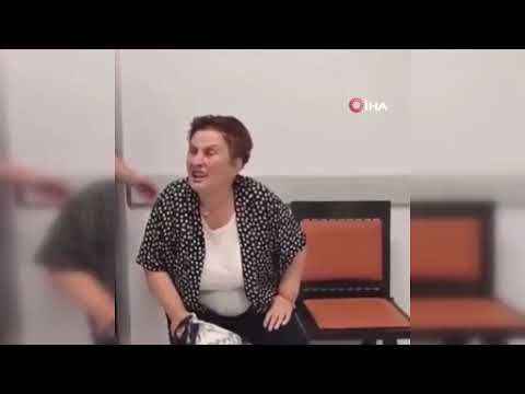 Trabzon’un Of ilçesinde hastanede sıra bekleyen tesettürlü iki kadına hakaret edip alay etti